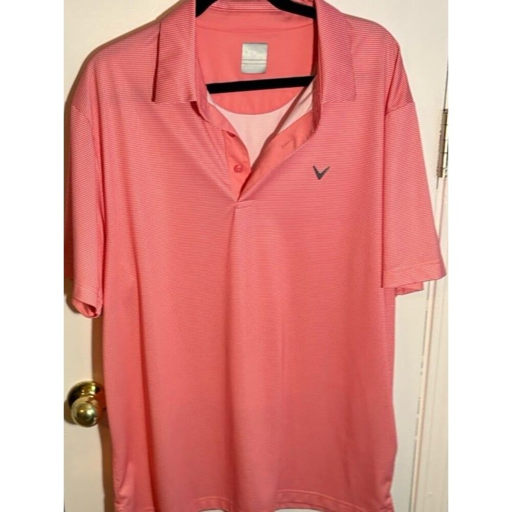 Callaway Men’s Polo Golf  Opti-Dri Shirt Athleisure lightweight size XL